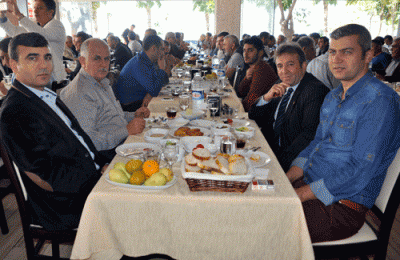 ŞAHİN ÜYELERİ İLE BULUŞMAYA DEVAM EDİYOR