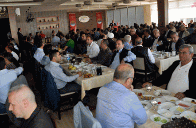 ŞAHİN ÜYELERİ İLE BULUŞMAYA DEVAM EDİYOR