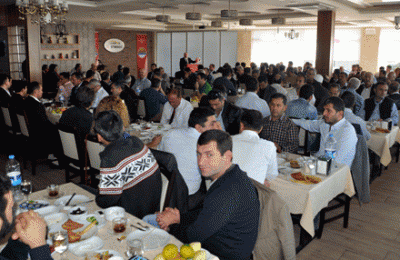 ŞAHİN ÜYELERİ İLE BULUŞMAYA DEVAM EDİYOR