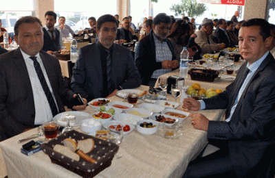 ŞAHİN ÜYELERİ İLE BULUŞMAYA DEVAM EDİYOR