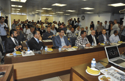 TÜREL, ALTSO’DA GERÇEKLEŞTİRİLEN HAL ZİRVESİNE KATILDI