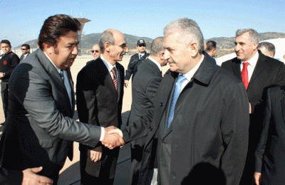 ULAŞTIRMA BAKANI BİNALİ YILDIRIM ALANYADAYDI