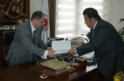 YÖNETİMİ KURULUMUZDAN YENİ BAŞSAVCIYA ZİYARET