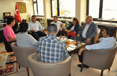 ASANSÖR FİRMALARININ SORUNLARI ALTSO ÖNCÜLÜĞÜNDE YÜCEL’E İLETİLDİ