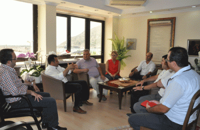 ŞAHİN’DEN YÜCEL’E ZİYARET