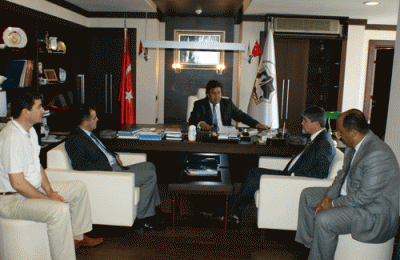 MENDERES TÜREL ODAMIZ YÖNETİMİNE ZİYARETTE BULUNDU
