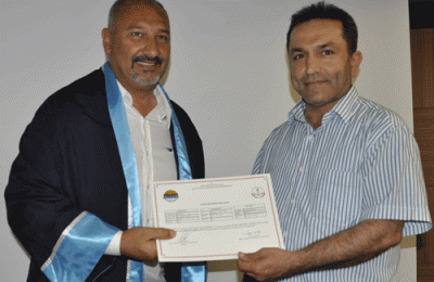 SERTİFİKALARINI ALIP, KEP ATTILAR