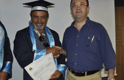 SERTİFİKALARINI ALIP, KEP ATTILAR