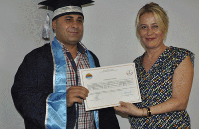 SERTİFİKALARINI ALIP, KEP ATTILAR