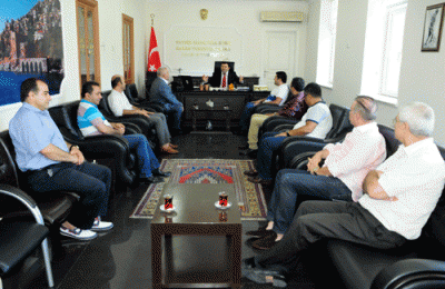 KAYMAKAM TANRISEVEN’E ALTSO YÖNETİMİNDEN ‘HAYIRLI OLSUN’ ZİYARETİ