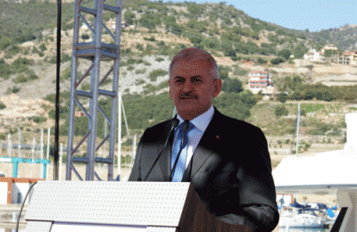 ULAŞTIRMA BAKANI BİNALİ YILDIRIM ALANYADAYDI