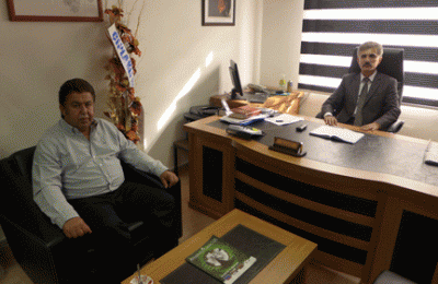 AYDOĞANDAN MİLLİ EMLAK MÜDÜRÜNE ZİYARET