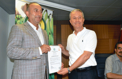 İYİ TARIM UYGULAMALARI SERTİFİKA TÖRENİ YAPILDI