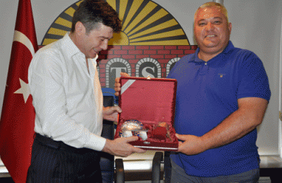 ROMEN BELEDİYE BAŞKANLARI ALTSO’YU ZİYARET ETTİ