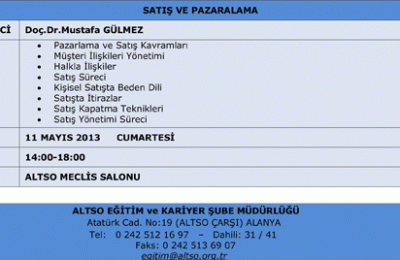 BİR GÜNDE 2 SEMİNER