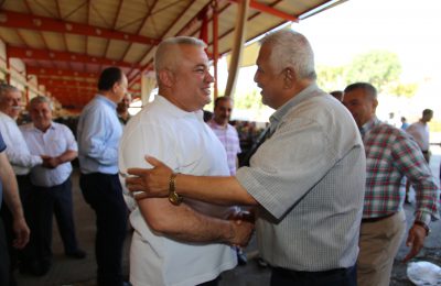 BAŞKAN ŞAHİN’DEN İLK TEŞEKKÜR ZİYARETİ TOPTANCI HALİNE