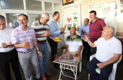 BAŞKAN ŞAHİN’DEN İLK TEŞEKKÜR ZİYARETİ TOPTANCI HALİNE