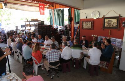 BAŞKAN ŞAHİN’DEN İLK TEŞEKKÜR ZİYARETİ TOPTANCI HALİNE