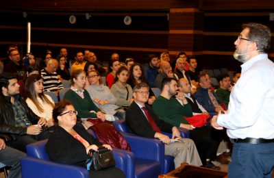 ÜNLÜ EKONOMİST DR TEOMAN MATLUM ALTSO’NUN KONUĞU OLDU