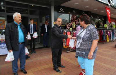 BAŞKAN ŞAHİN KANDİL SİMİDİ İKRAM ETTİ