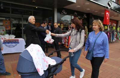 BAŞKAN ŞAHİN KANDİL SİMİDİ İKRAM ETTİ