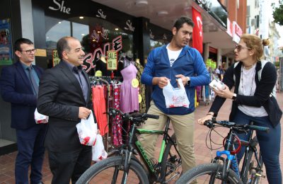 BAŞKAN ŞAHİN KANDİL SİMİDİ İKRAM ETTİ