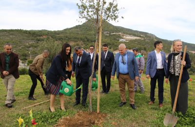 (Turkish) LİTVANLAR 30. BAĞIMSIZLIK YIL DÖNÜMÜNÜ MEŞE FİDANI DİKEREK KUTLADI