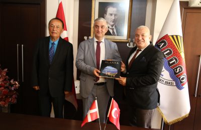 ŞAHİN’DEN DANİMARKA BÜYÜKELÇİSİNE SICAK KARŞILAMA