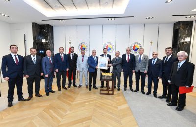 PRESIDENT ERDEM AND ALTSO DELEGATION IN ANKARA