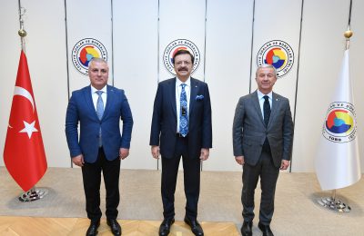 PRESIDENT ERDEM AND ALTSO DELEGATION IN ANKARA