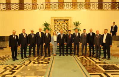 PRESIDENT ERDEM AND ALTSO DELEGATION IN ANKARA