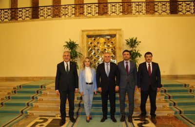 PRESIDENT ERDEM AND ALTSO DELEGATION IN ANKARA