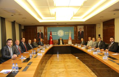 PRESIDENT ERDEM AND ALTSO DELEGATION IN ANKARA