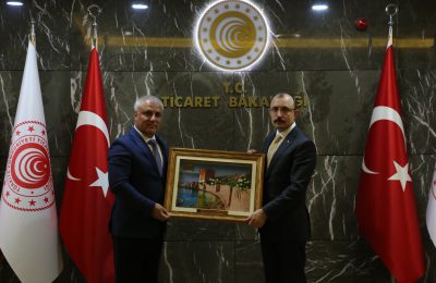 PRESIDENT ERDEM AND ALTSO DELEGATION IN ANKARA