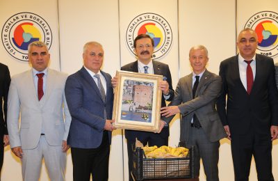 PRESIDENT ERDEM AND ALTSO DELEGATION IN ANKARA