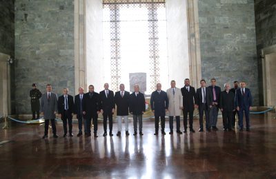 PRESIDENT ERDEM AND ALTSO DELEGATION IN ANKARA