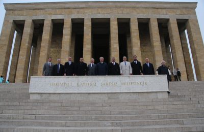 PRESIDENT ERDEM AND ALTSO DELEGATION IN ANKARA