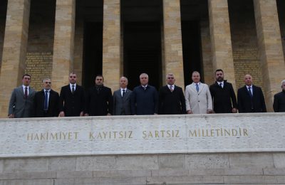 PRESIDENT ERDEM AND ALTSO DELEGATION IN ANKARA