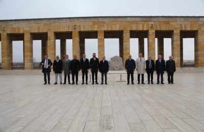 PRESIDENT ERDEM AND ALTSO DELEGATION IN ANKARA