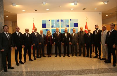 PRESIDENT ERDEM AND ALTSO DELEGATION IN ANKARA