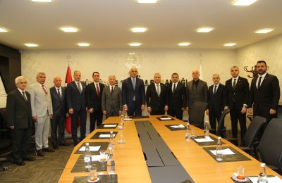 PRESIDENT ERDEM AND ALTSO DELEGATION IN ANKARA