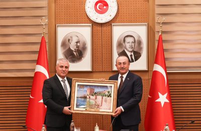 PRESIDENT ERDEM AND ALTSO DELEGATION IN ANKARA