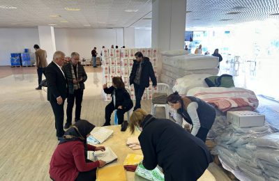 ALTSO EARTHQUAKE STATION COMES TO THE AID OF EARTHQUAKE VICTIMS