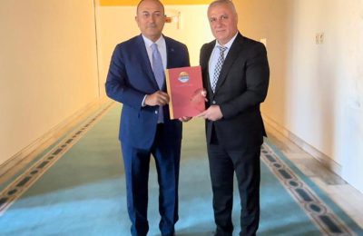 VISIT OF PRESIDENT ERDEM ANKARA