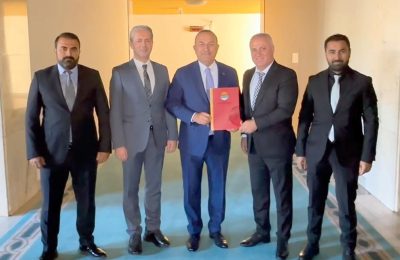 VISIT OF PRESIDENT ERDEM ANKARA