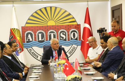BAŞKAN ERDEM, UMMAN HEYETİNİ AĞIRLADI