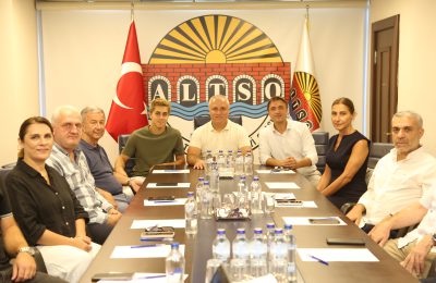 ESKRİM DÜNYA ŞAMPİYONU’NDAN BAŞKAN ERDEM’E ZİYARET